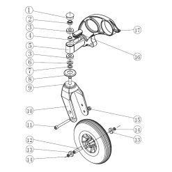 Replacement Castor Kit for A08/L